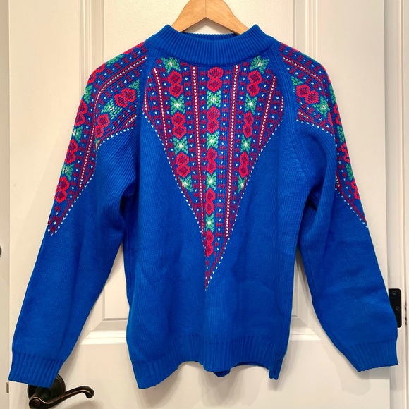 Bright 80s/90s Knit Sweater - Unknown Brand - Picture 3 of 6